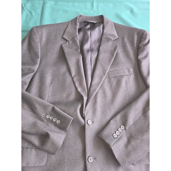 Jos. A. Bank Other - Jos. A. Bank Mens 46L Charcoal Gray Wool Cashmere 2-Button Blazer Sport Coat
